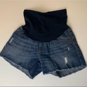 Like New! Motherhood Oh Baby Maternity Jean Shorts, Size S
